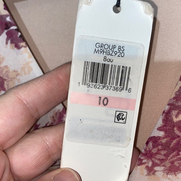 Calvin Klein Multicolor Floral Long Sleeve Dress NWT size 10 - Picture 7 of 8